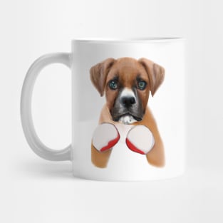 Cute Boxer Drawing Mug